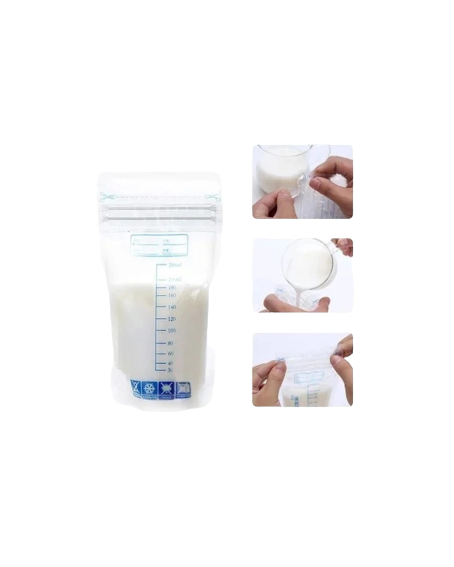 Bolsas Para Almacenar Leche Materna Pre-esterilizadas 30 unidades
